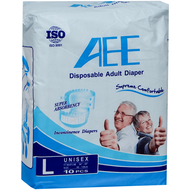 Scutece pentru adulti cu scai AEE Large 10 buc